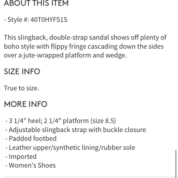 Michael Kors Hana Fringe Platform Sandal - Picture 8 of 8